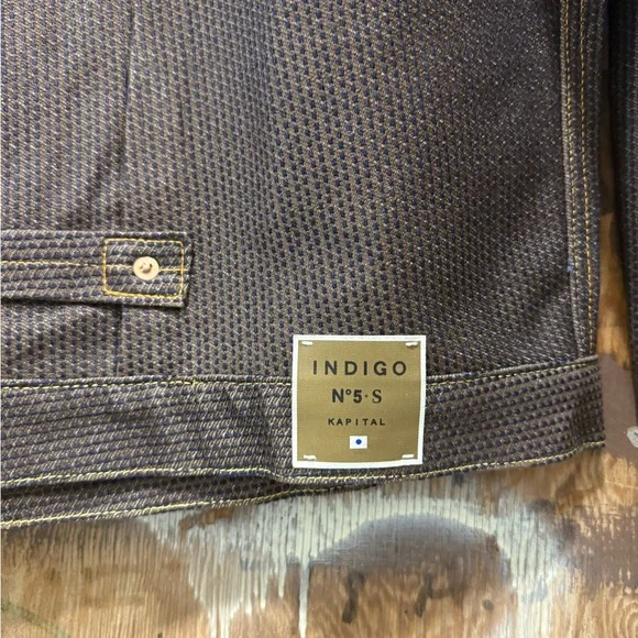 ‼️KAPITAL Men's Japan Made Denim Jacket Size 6 Boro Indigo No. 5 Jacket Coat‼️ - Picture 7 of 14